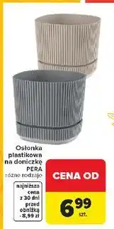 Carrefour Osłonka plastikowa na doniczkę PERA oferta