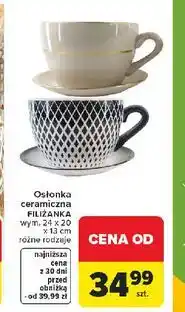 Carrefour Osłonka ceramiczna FILIŻANKA oferta