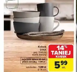 Carrefour Kubek DINA poj. 350 ml (różne kolory) oferta