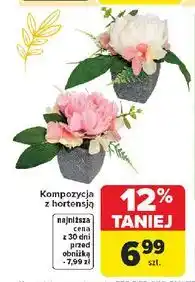 Carrefour Kompozycja z hortensją oferta