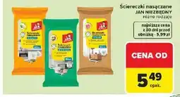 Carrefour Ściereczki nasączane JAN NIEZBĘDNY oferta