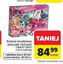 Carrefour Zestaw kreatywny SZALONE TATUAŻE CRAZY CHIC oferta
