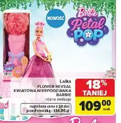 Carrefour Barbie Petal POP - Lalka Flower Reveal Kwiatowa Niespodzianka oferta