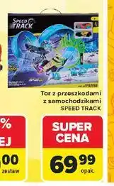 Carrefour Tor z przeszkodami z samochodzikami SPEED TRACK oferta