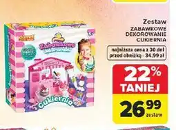 Carrefour Zestaw ZAARANŻOWANE DEKOROWANIE CUKIERNI oferta