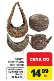 Carrefour Koszyk dekoracyjny oferta