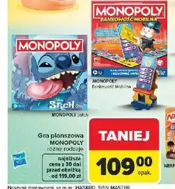 Carrefour Gra planszowa Monopoly (różne rodzaje) oferta