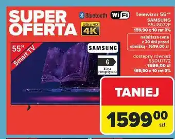 Telewizor 55'' SAMSUNG 55U8072