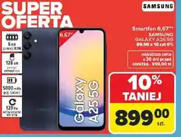 Carrefour Smartfon 6.7'' SAMSUNG GALAXY A25 oferta