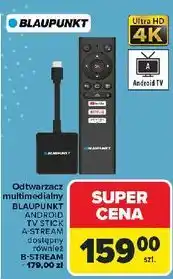 Carrefour Odtwarzacz multimedialny BLAUPUNKT ANDROID TV STICK 4K oferta
