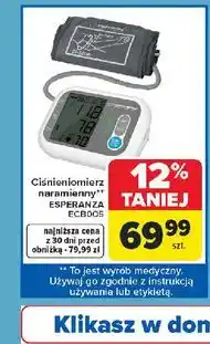 Carrefour Ciśnieniomierz naramienny ESPERANZA ECD008 oferta