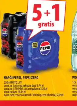 Arhelan Napój Pepsi, Pepsi Zero oferta