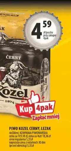 Arhelan Piwo Kozel Czerny, Lezak oferta