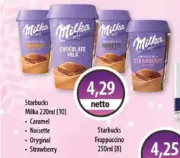 DUO-TES Starbucks Milka Arla oferta