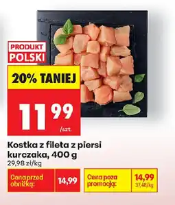 Biedronka Kostka z fileta z piersi kurczaka oferta
