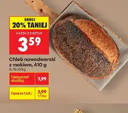 Biedronka Chleb nowodworski z makiem oferta