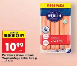 Biedronka Parówki z szynki Kraina Wędlin Mega Paka oferta