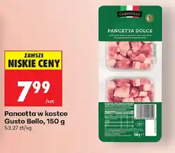 Biedronka Pancetta w kostce Gusto Bello oferta