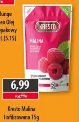 DUO-TES Kresto Malina liofilizowana oferta
