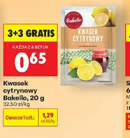 Biedronka Bakollo Kwasek cytrynowy oferta