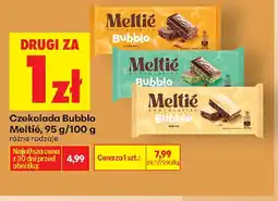 Biedronka Czekolada Bubblo Meltié oferta
