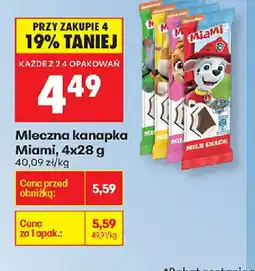 Biedronka Miami Mleczna kanapka oferta