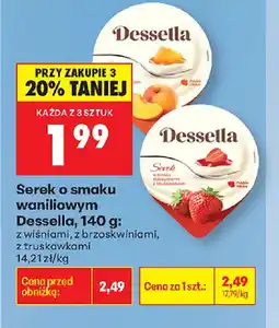 Biedronka Dessella Serek waniliowy oferta