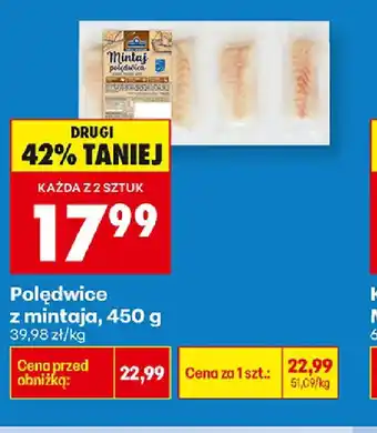 Biedronka Polędwice z mintaja oferta