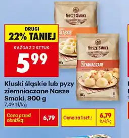 Biedronka Nasze Smaki Kluski śląskie lub pyzy ziemniaczane oferta
