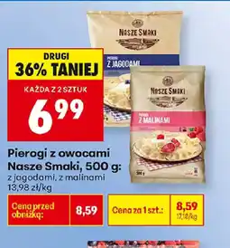 Biedronka Nasze Smaki Pierogi z owocami oferta