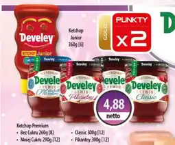 DUO-TES Ketchup Junior / Ketchup Premium Develey oferta