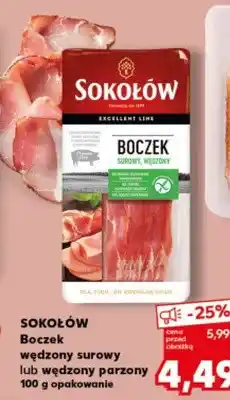 Kaufland Boczek wędzony surowy oferta