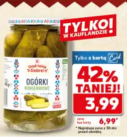 Kaufland Ogórki konserwowe Kaufland oferta