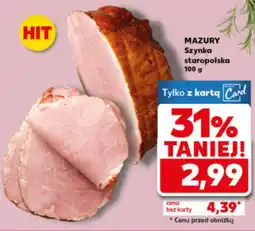 Kaufland Szynka Mazury oferta
