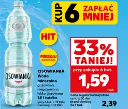 Kaufland Woda mineralna Cisowianka oferta