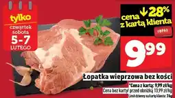 Topaz Łopatka wieprzowa bez kości oferta