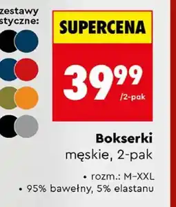Biedronka Bokserki męskie oferta