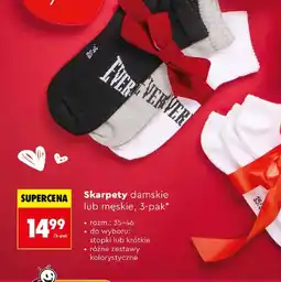 Biedronka Skarpety damskie lub męskie oferta