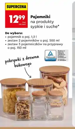 Biedronka Pojemniki na produkty sypkie i suche oferta