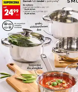 Biedronka Garnek lub rondel z pokrywką oferta