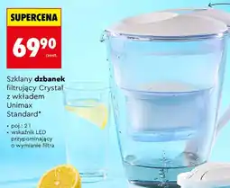 Biedronka Szklany dzbanek filtrujący Crystal Unimax Standard oferta