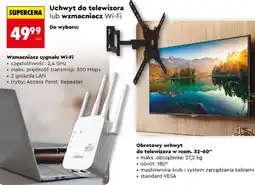 Biedronka Uchwyt do telewizora / Wzmacniacz Wi-Fi oferta