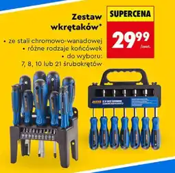 Biedronka Zestaw wkrętaków oferta