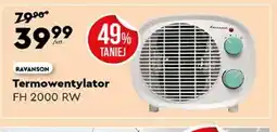 Biedronka Ravanson Termowentylator oferta