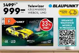 Biedronka Blaupunkt Telewizor 43ULW6000S oferta