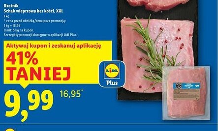 Lidl Rzeźnik Schab wieprzowy XXL oferta