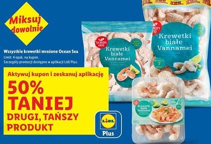 Lidl Ocean Sea Krewetki Vannamei oferta