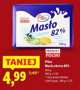Lidl Pilos Masło ekstra 82% oferta