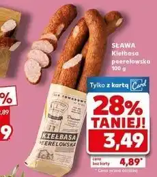 Kaufland Sława - Kiełbasa pęcerelowska oferta
