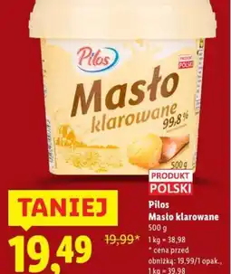 Lidl Pilos Masło klarowane oferta